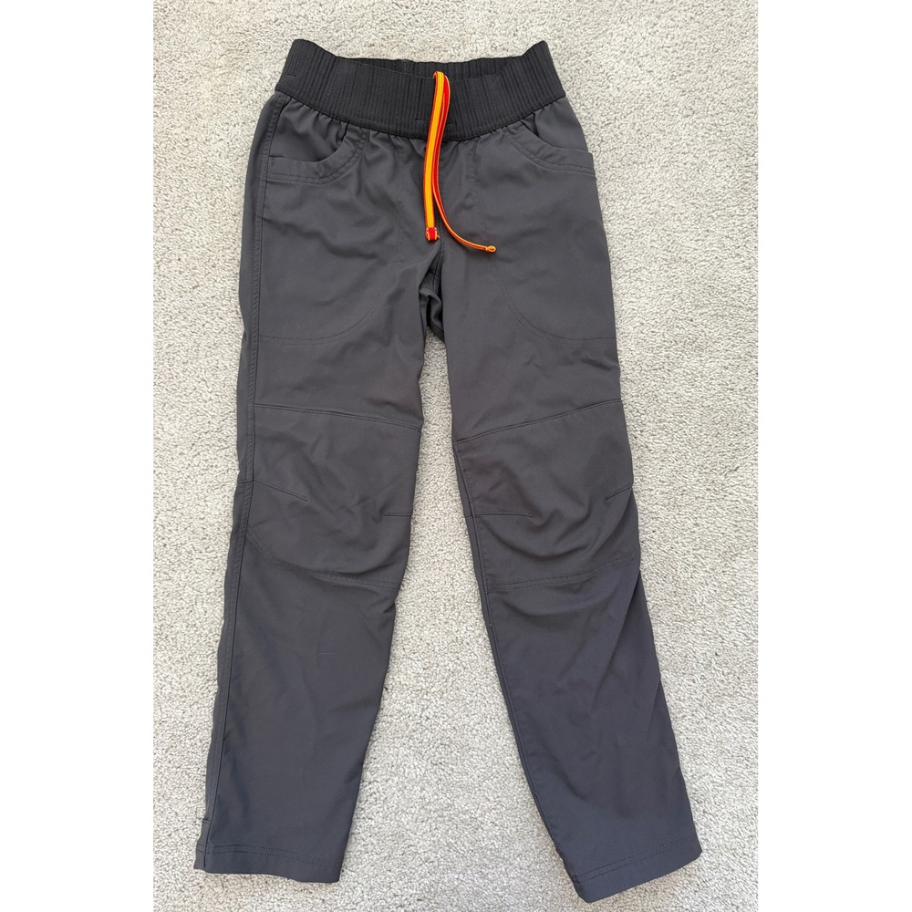 REI Co-op Girls Gray Hiking Pants Size XS 6-7 Articulated Knee Outdoor Trousers